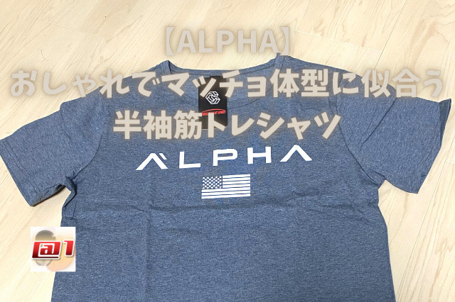 【ALPHA】マッチョ体型に似合う半袖筋トレシャツ